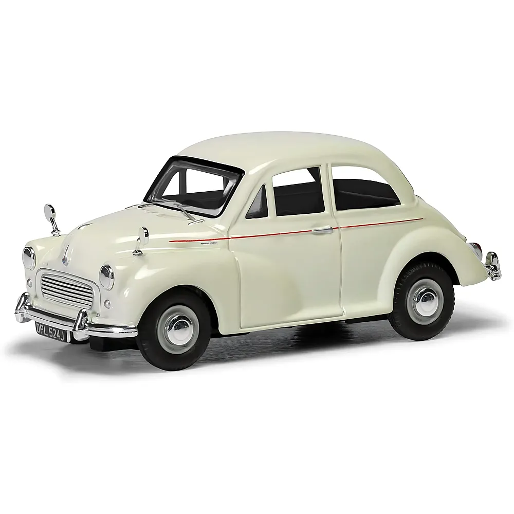 Corgi 1:43 Morris Minor 1000 Snowberry White | Die-Cast 1:43