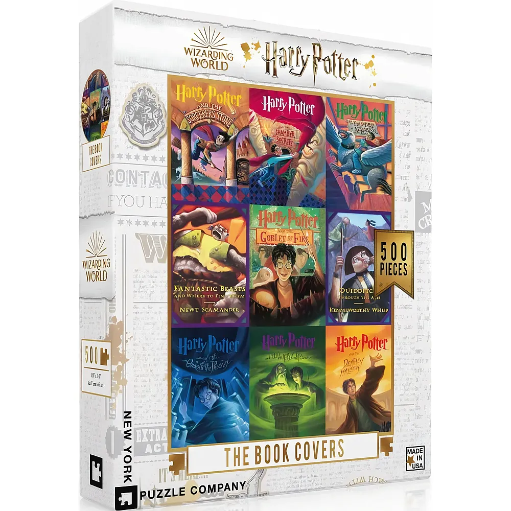 New York Puzzle Company Harry Potter - Book Cover Collage 500Teile