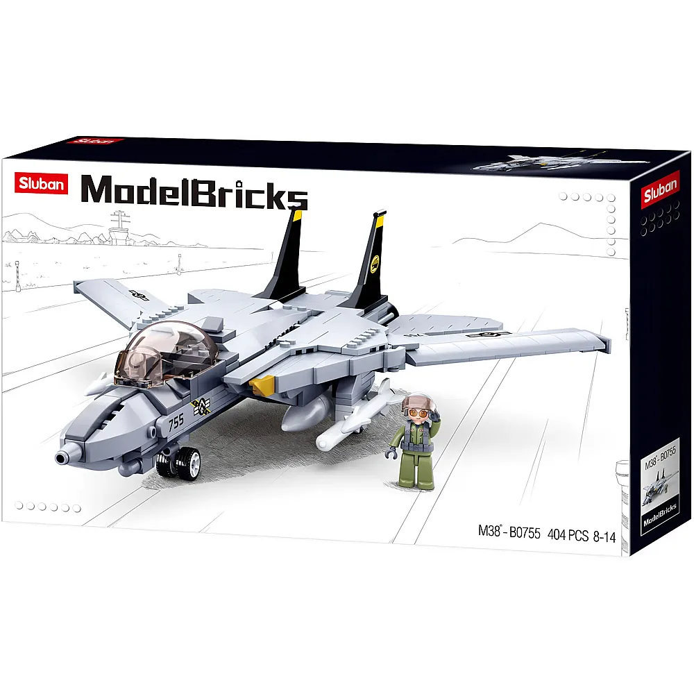 Sluban ModelBricks Modern Jet Fighter - 396 Teile