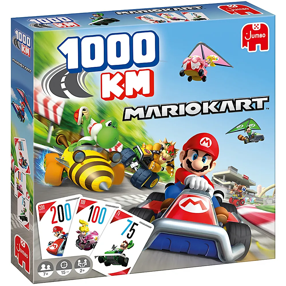 Jumbo Spiele Super Mario 1000km Mario Kart DE | Familienspiele