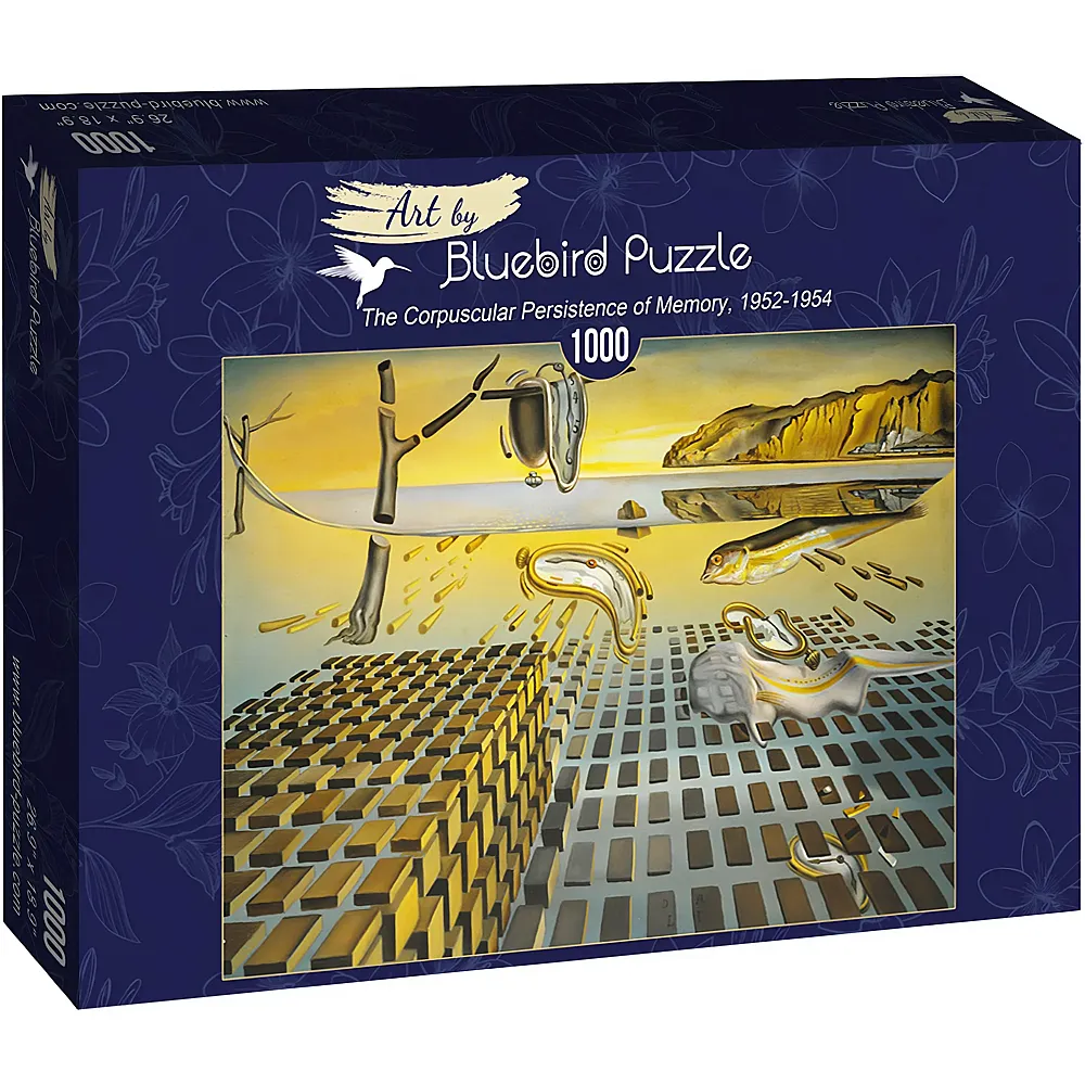 Bluebird Puzzle Salvador Dali The Corpuscular Persistence of Memory, 1952-1954 - 1000 Teile