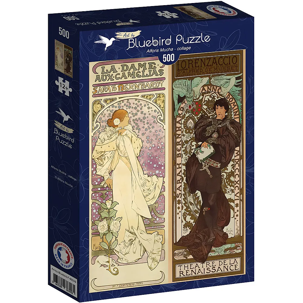 Bluebird Puzzle Alfons Mucha Collage 500Teile