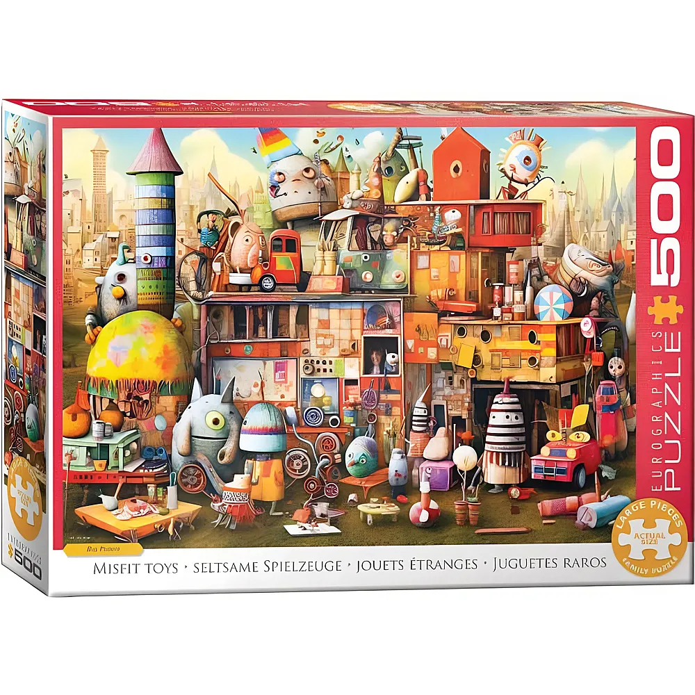 Eurographics Puzzle Seltsame Spielzeuge 500Teile