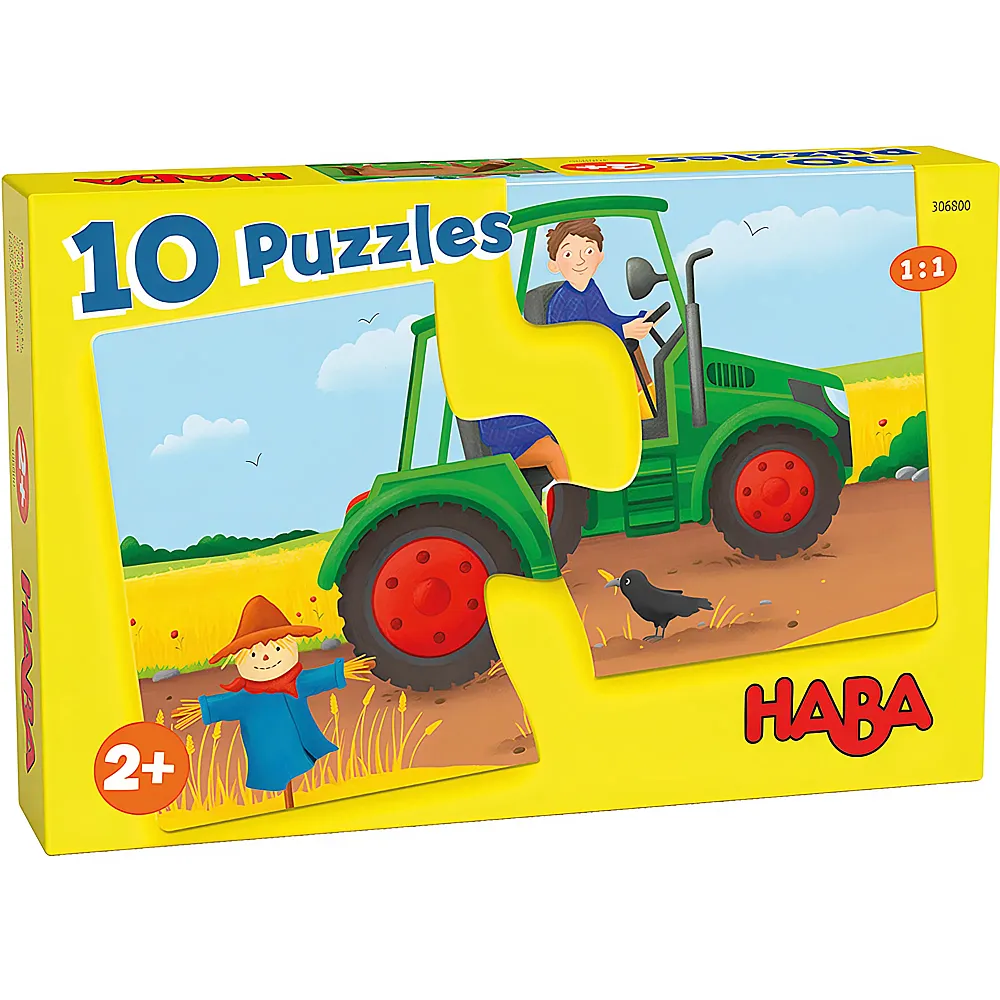 HABA Puzzle Mein Bauernhof 10x2