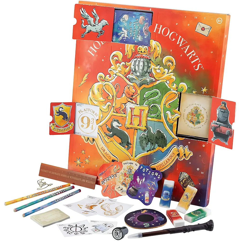 Paladone Harry Potter Adventskalender mit Schreibwaren