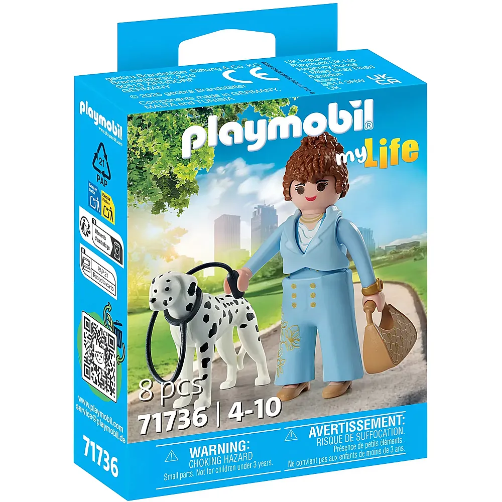 PLAYMOBIL My Life Managerin mit Dalmatiner 71736