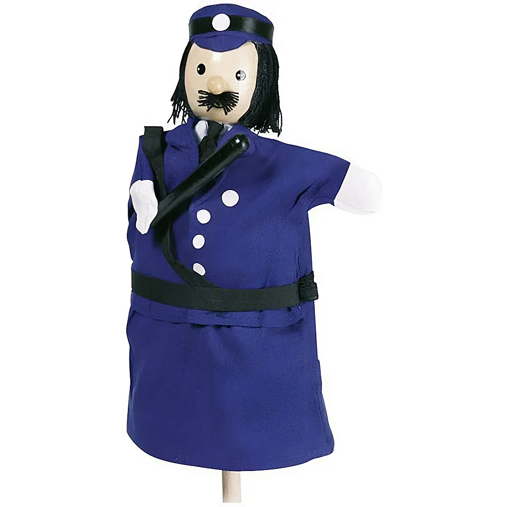 Goki Puppenwelt Handpuppen Handpuppe Polizist 27cm