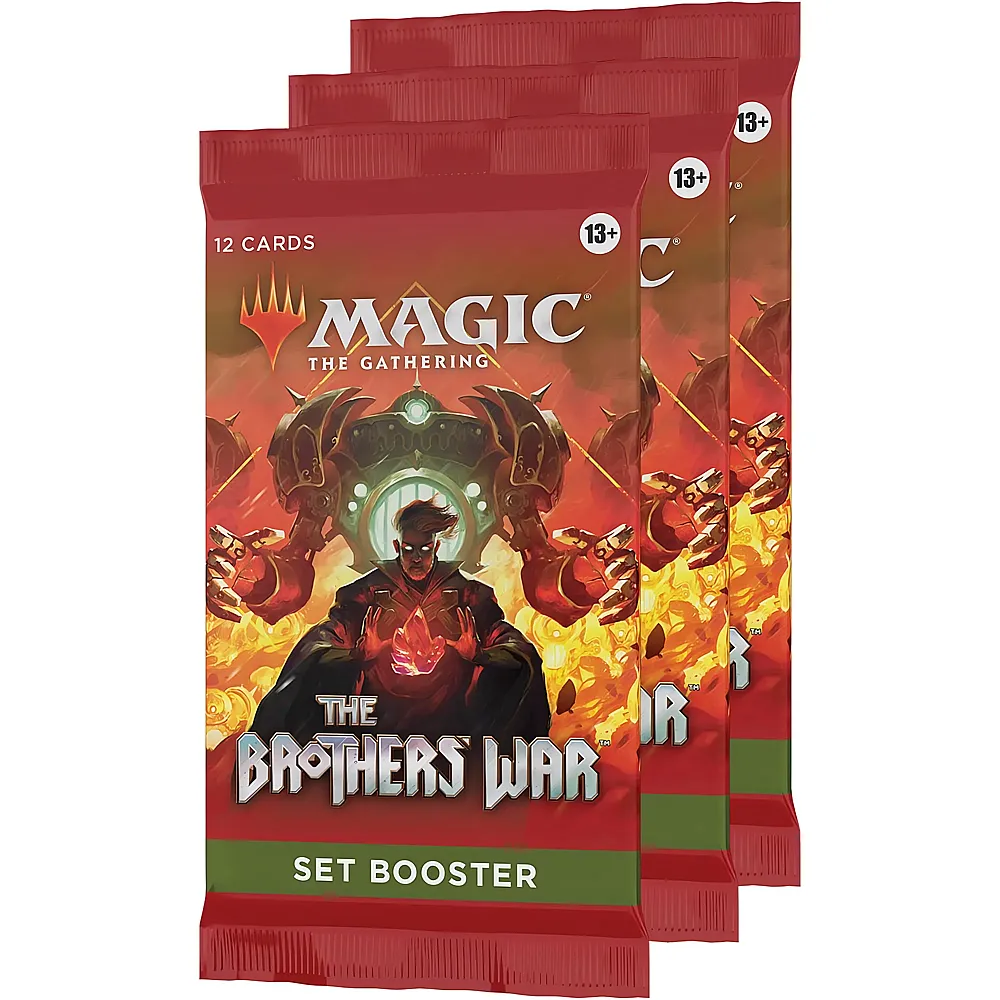Magic The Gathering The Brothers War Set Booster 3-Pack - Englisch