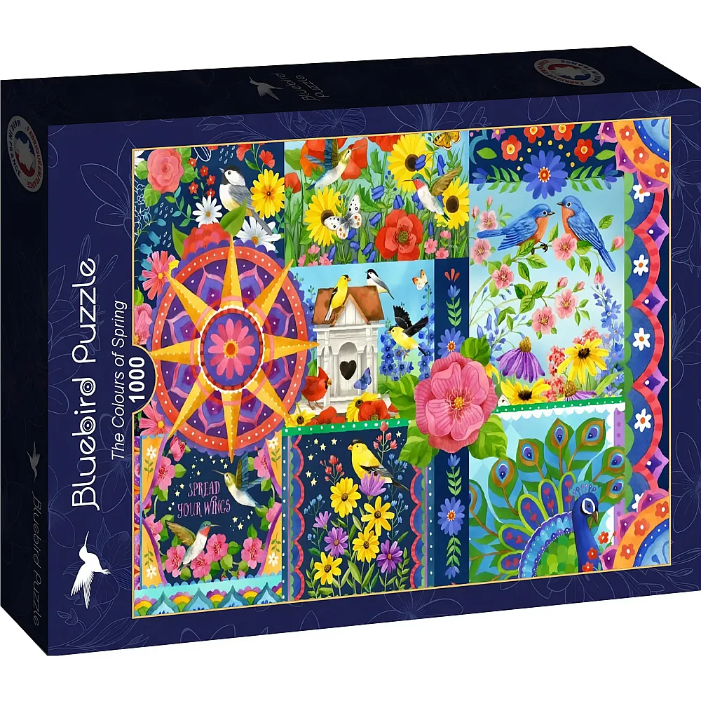 Bluebird Puzzle Die Farben des Fr�hlings 1000Teile