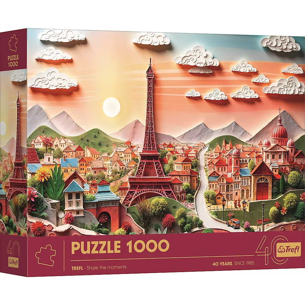 Puzzle 40 Jahre Trefl Paris 1000Teile