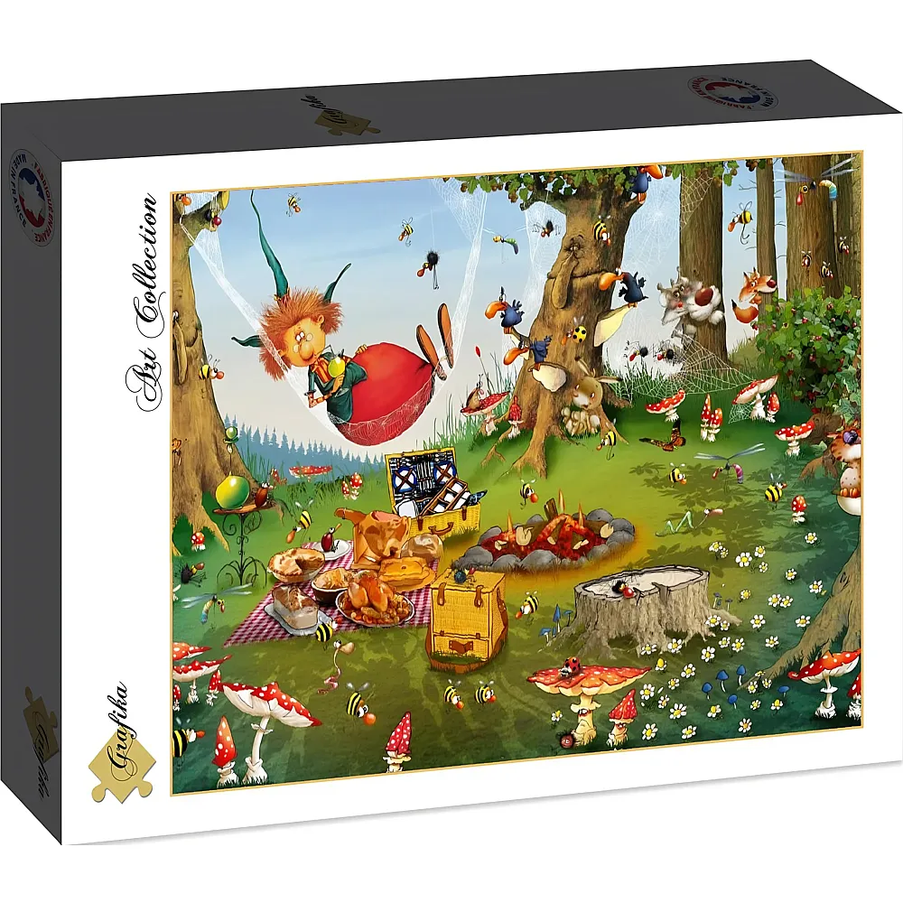 Grafika Puzzle Art Collection Franois Ruyer - Hexen-Picknick - 2000 Teile
