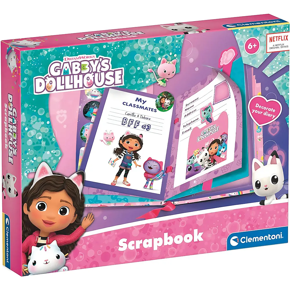 Clementoni Gabby's Dollhouse Scrapbook-Set