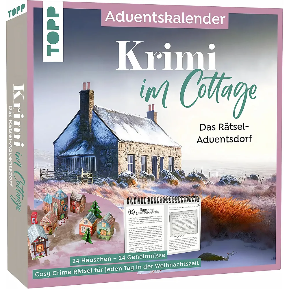 Frechverlag Topp Krimi im Cottage  Der Cosy Crime Adventskalender
