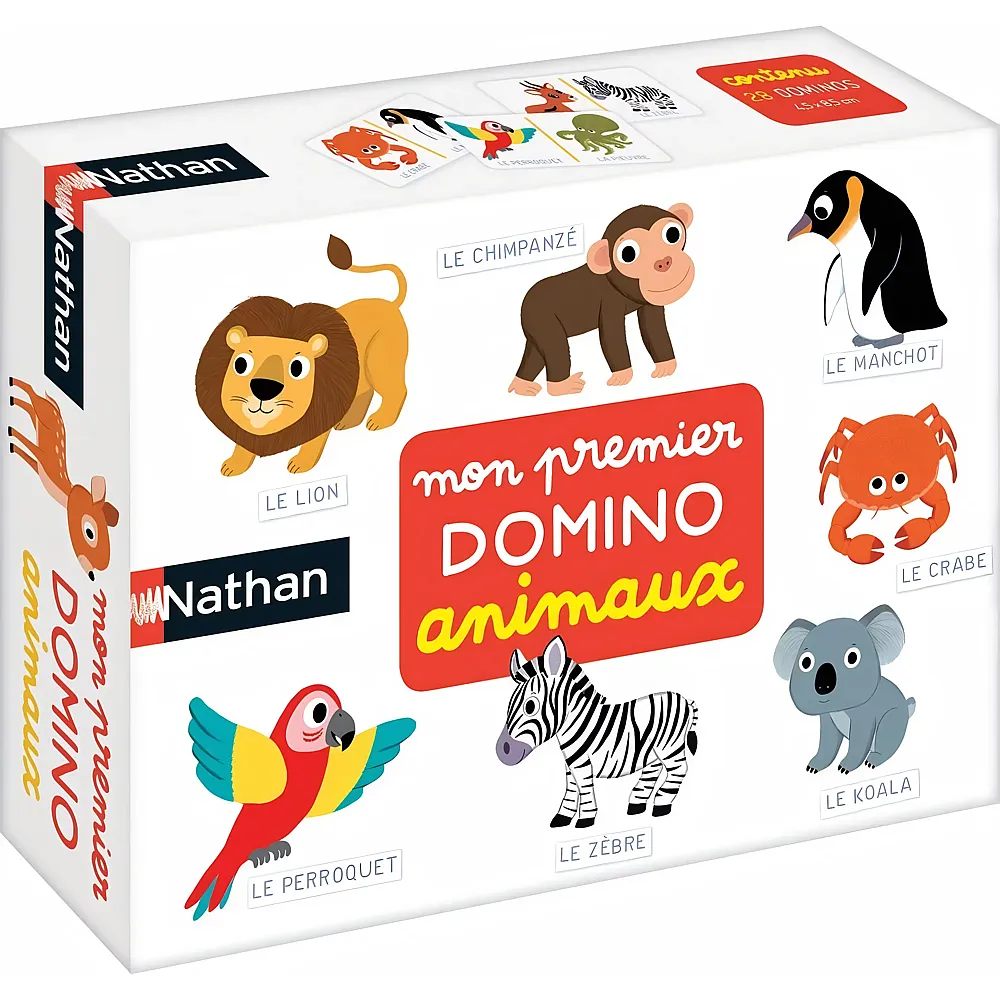 Nathan Mon Premier Domino Animaux FR