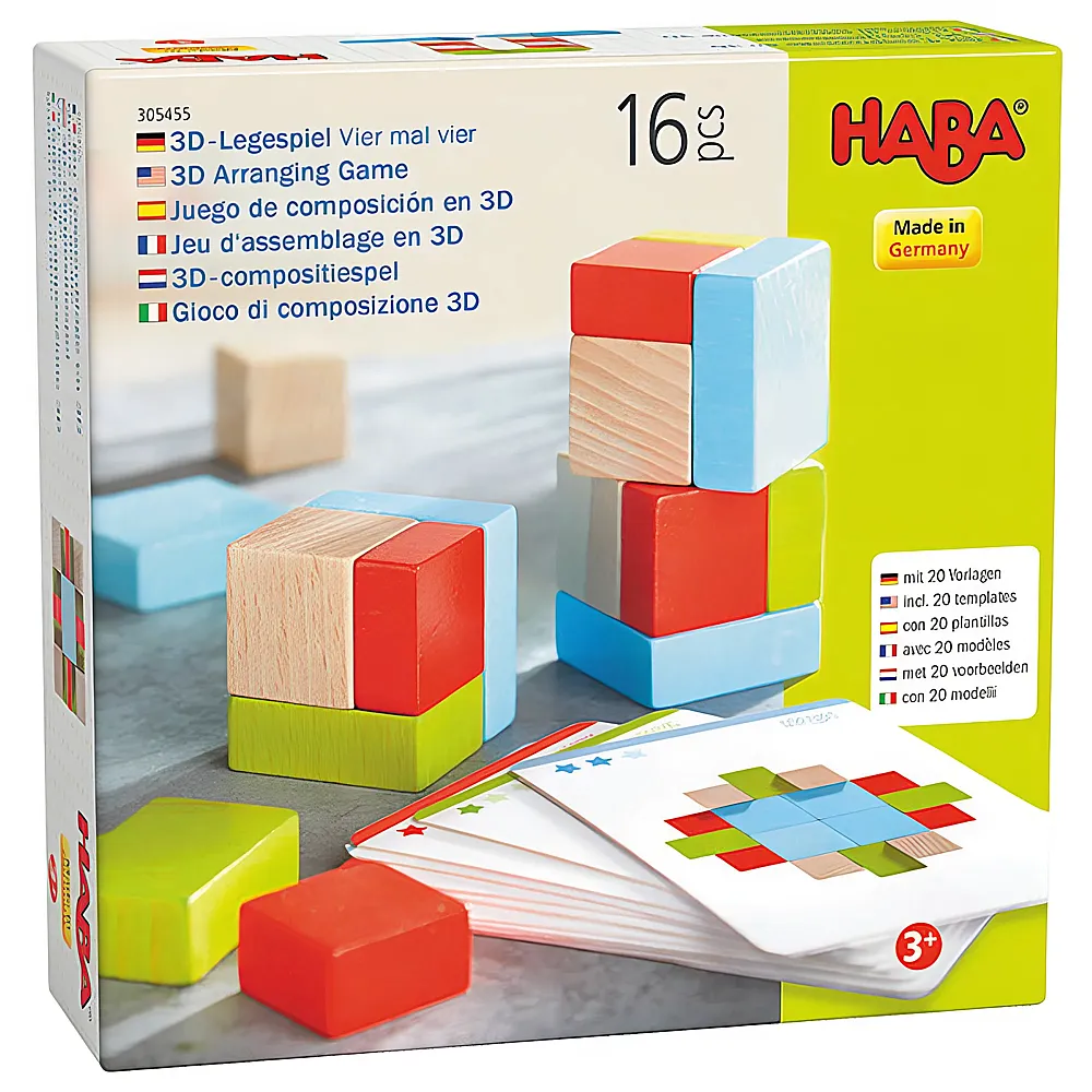 HABA 3D - Legespiel Vier mal vier