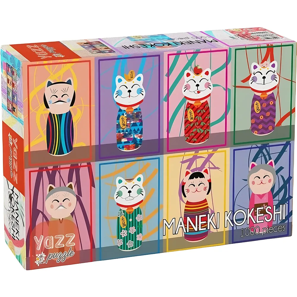 Yazz Puzzle Maneki Kokeshi 1000Teile