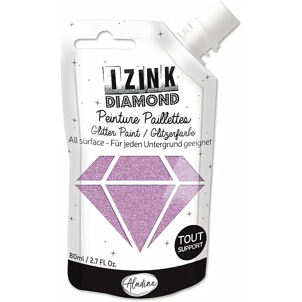 Aladine Izink Izink Diamond Rosa - 80 ml | Farbe & Kreide