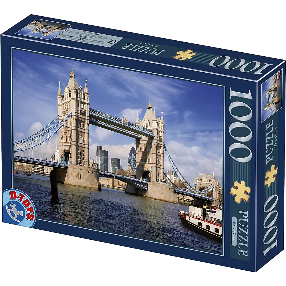 DToys Puzzle London: Tower Bridge - 1000 Teile