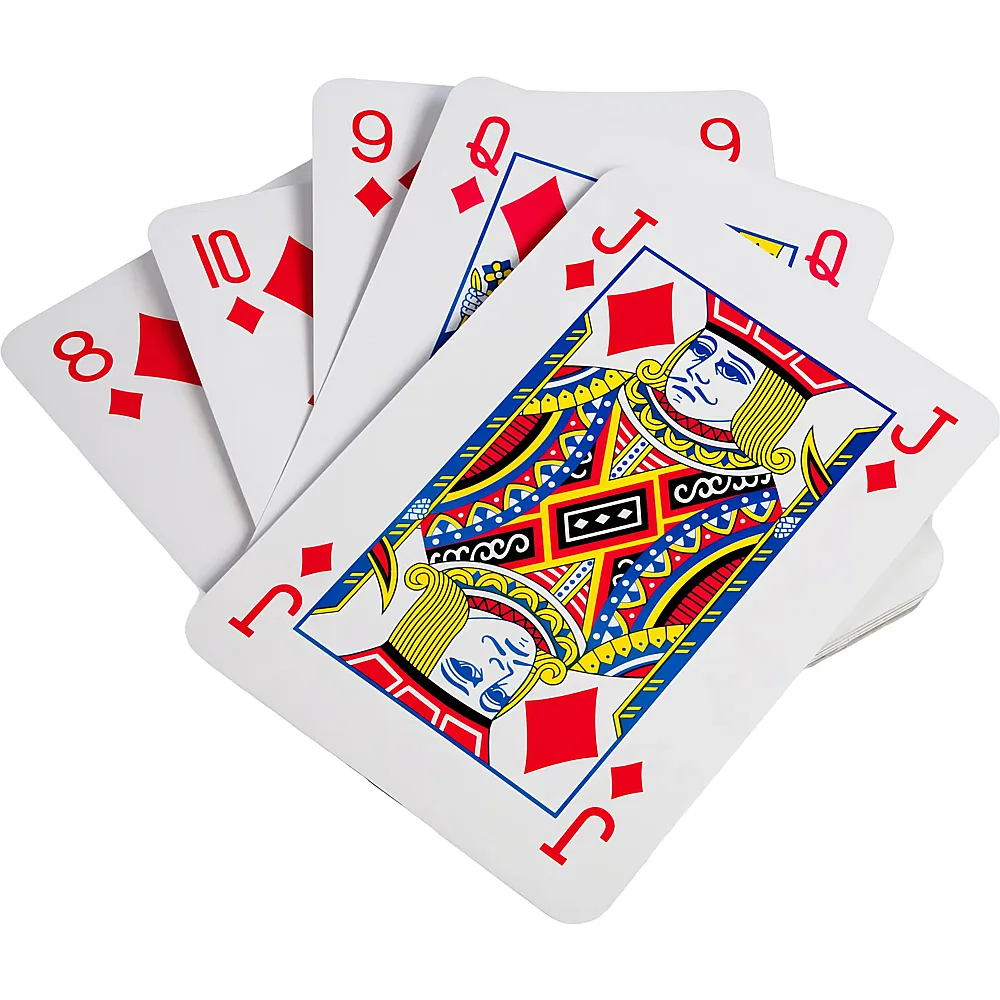 BS Toys Spielkarten Gross - 54 Teile