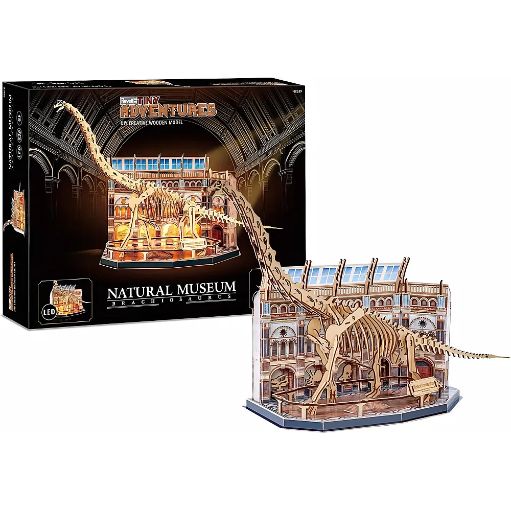Revell Tiny Adventures Naturmuseum Brachiosaurus - 216dlg. - Marche