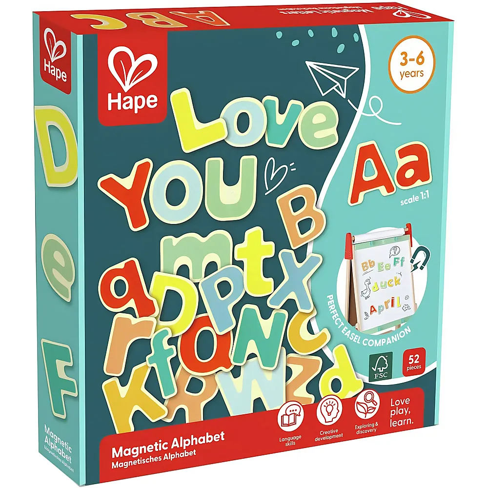 Hape Kreativ Magnetisches Alphabet