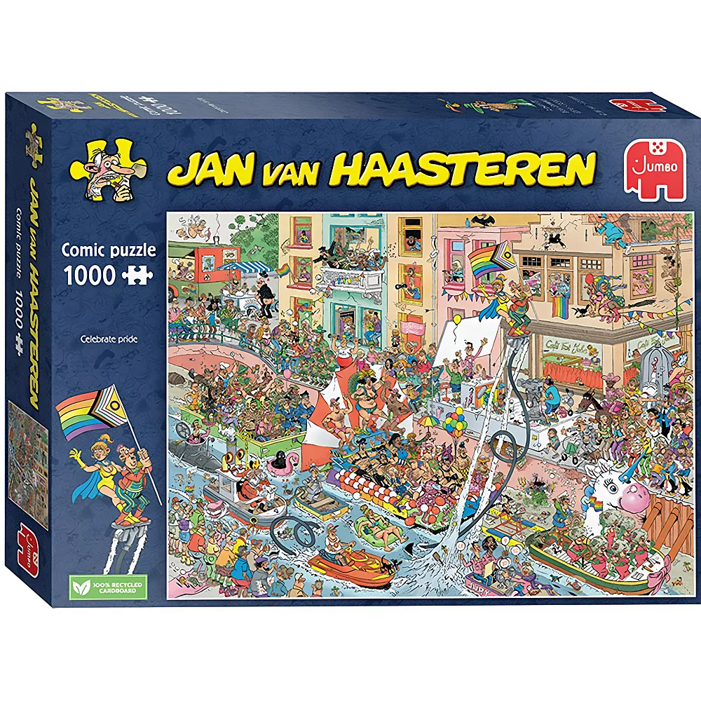 Jumbo Puzzle Jan van Haasteren Celebrate Pride 1000Teile