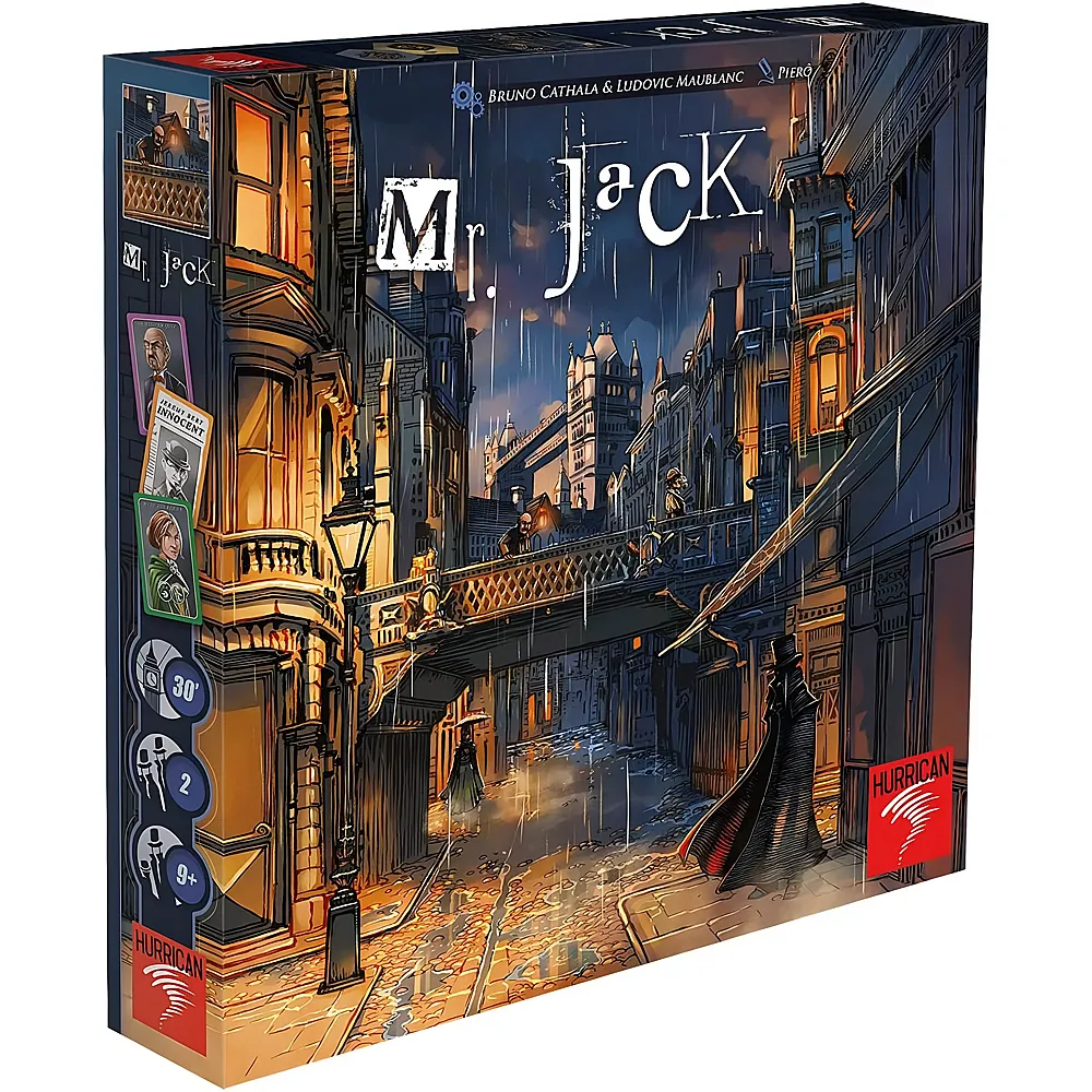 Hurrican Mr. Jack, Grundspiel - Deutsch