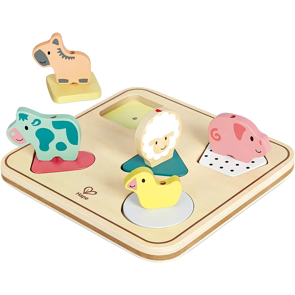 Hape Tierger�uschepuzzle Tom 6Teile