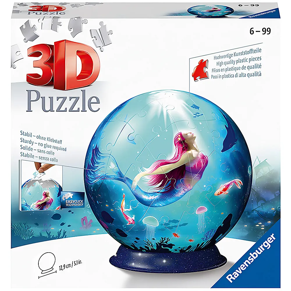 Ravensburger Puzzleball Bezaubaubernde Meerjungfrauen 72Teile