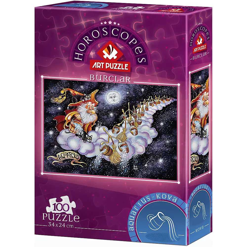 Art Puzzle Sternzeichen Wassermann - 100 Teile - Puzzle 10-104 Teile