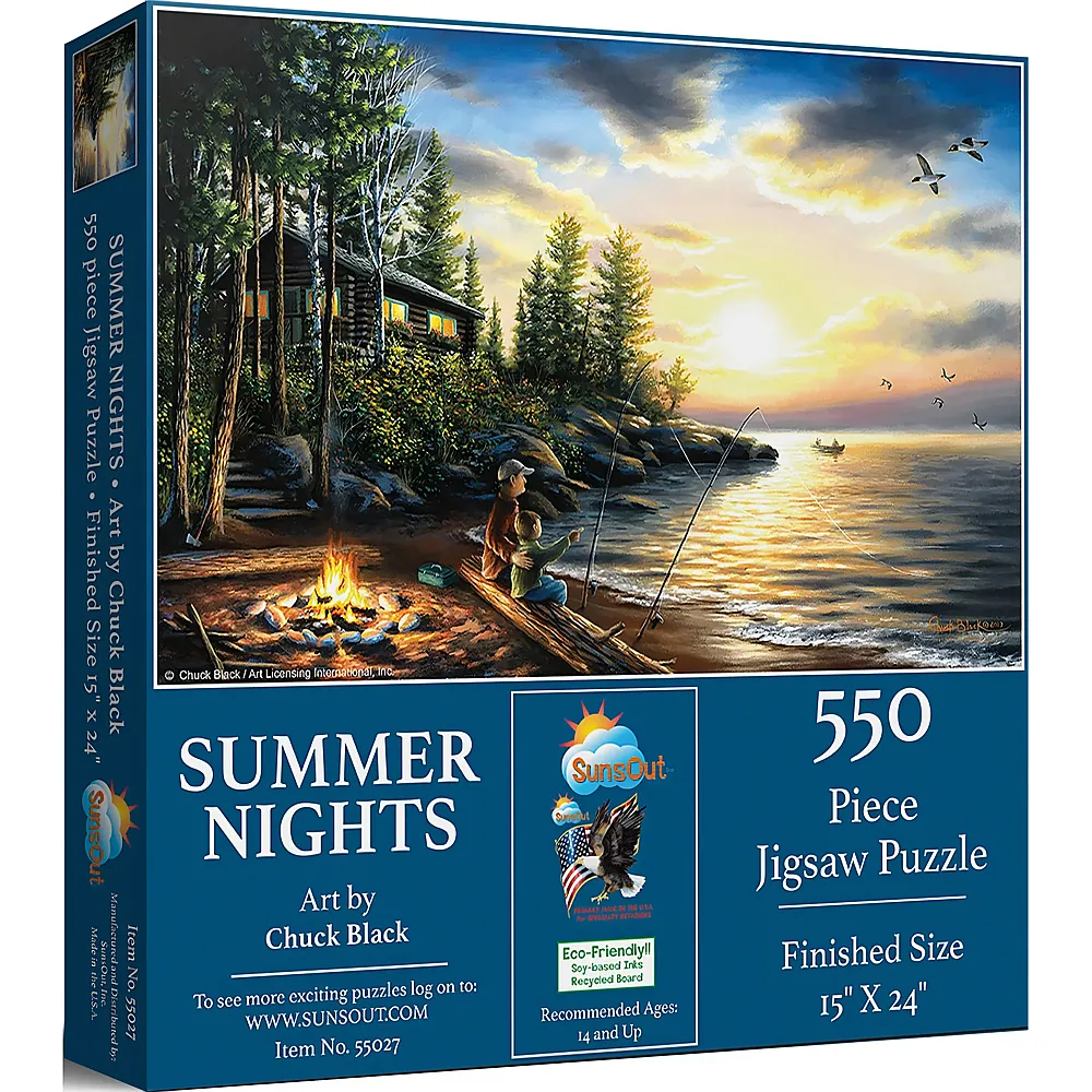 SunsOut Puzzle Chuck Black Sommern�chte 550Teile