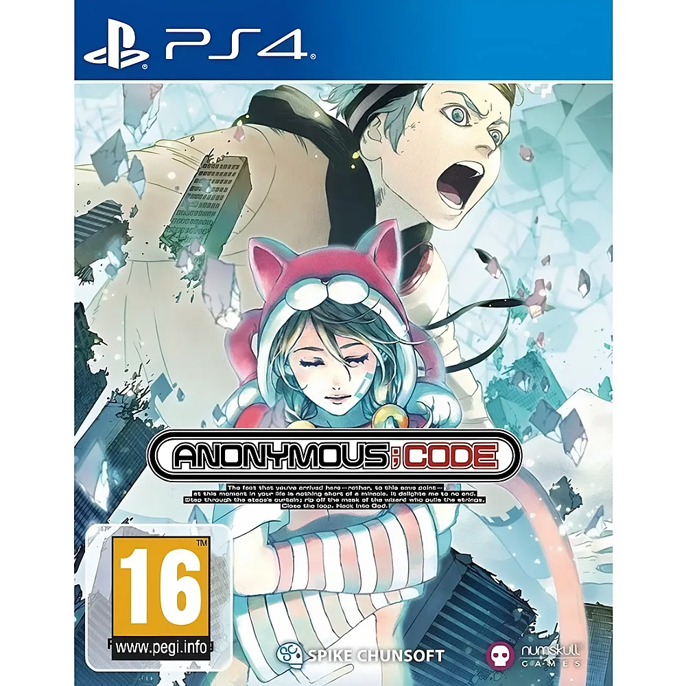 Spike Chunsoft Anonymous Code Steelbook - Launch Edition PS4 D