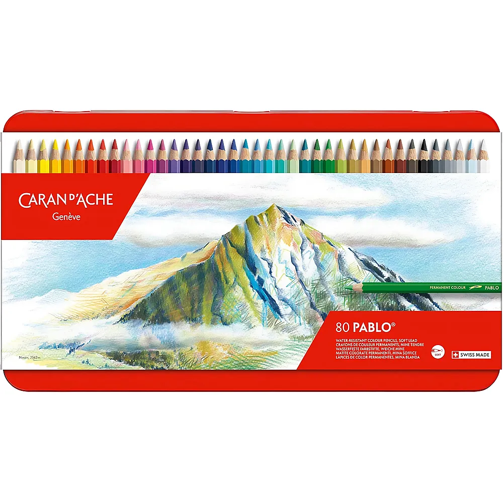 Caran d'Ache Farbstifte Pablo - 80 Teile