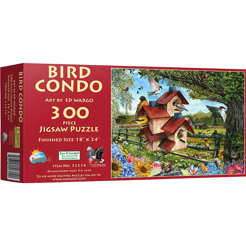 SunsOut Puzzle Vogelcondo - 300 Teile