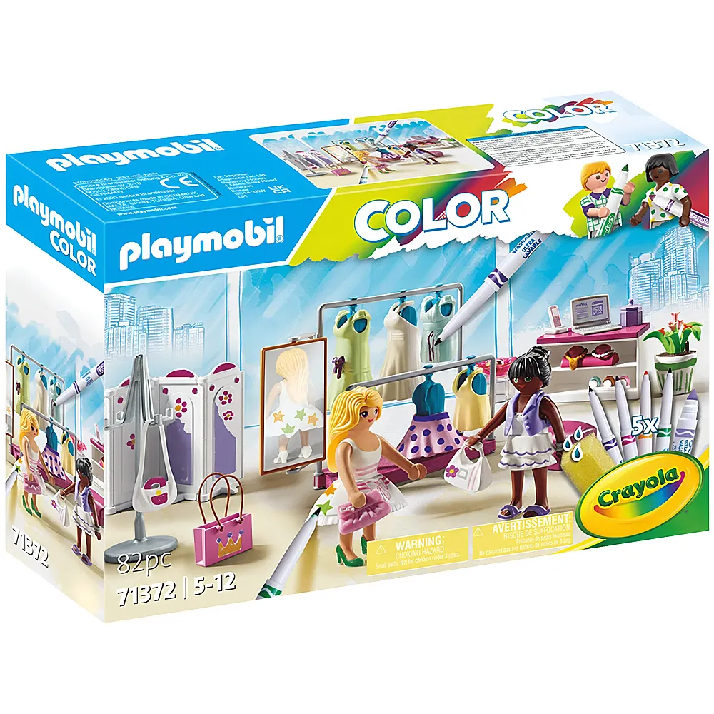 PLAYMOBIL Color Crayola Fashionboutique 71372