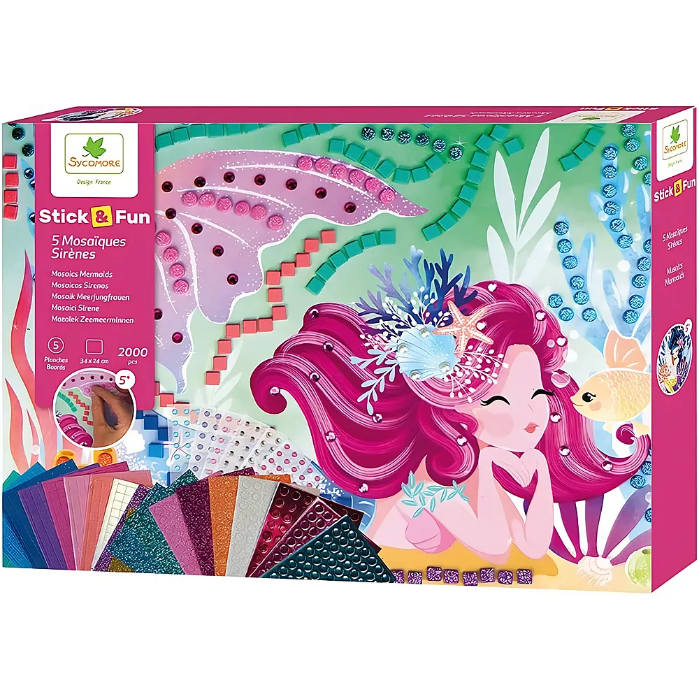 Sycomore Stick & Fun XL Mosaik Meerjungfrau