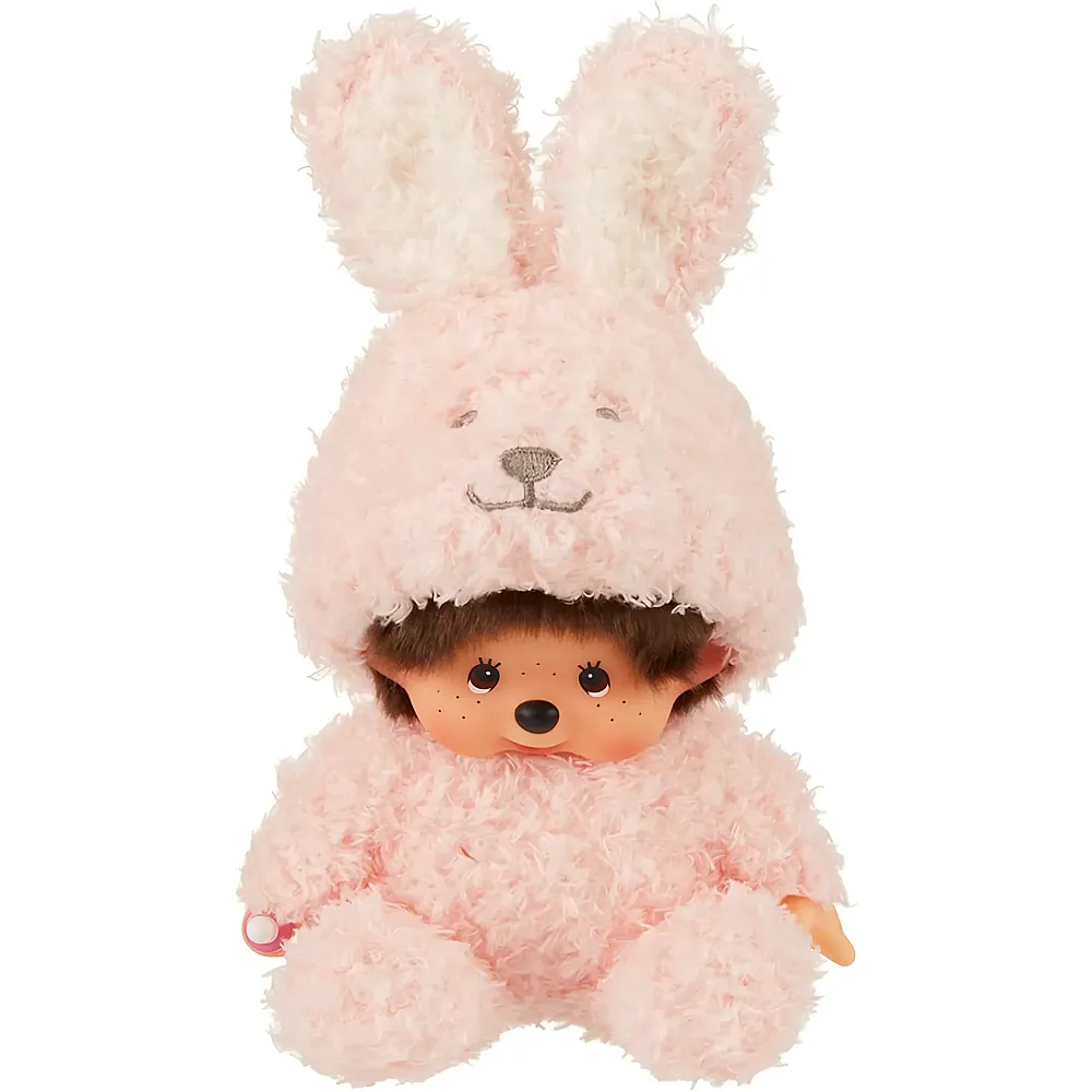 Monchhichi MONCHHICHI Sitting Fluffy Bunny 18cm