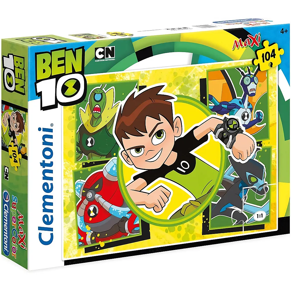 Clementoni Puzzle Supercolor Maxi Ben 10 - 104 Teile