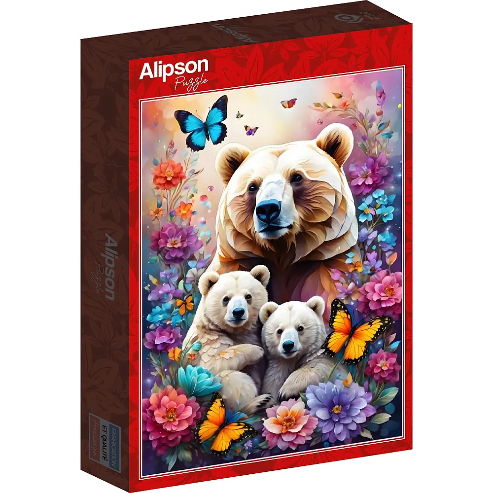 Alipson Puzzle B�ren - Mutterliebe Kollektion - 1000 Teile