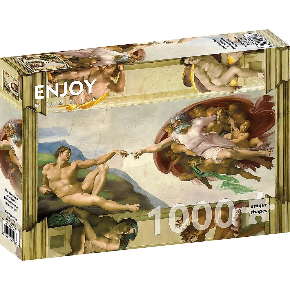 Enjoy Puzzle Michelangelo Buonarroti: The Creation of Adam - 1000 Teile