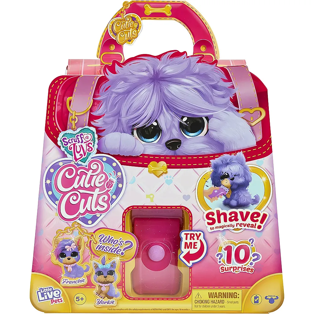 Moose Toys Cutie Cuts Little Live Pets lila