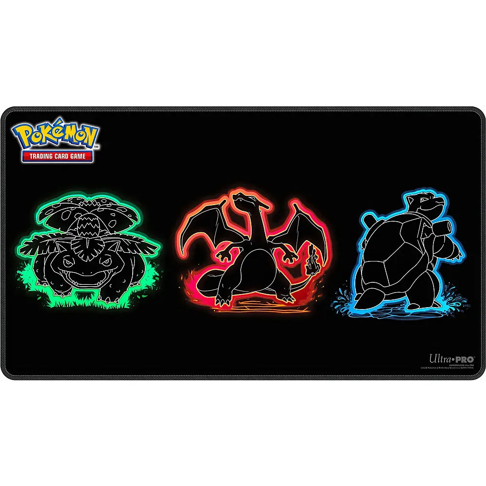 Ultra Pro Pok�mon - Neon Kanto Foil Play Mat