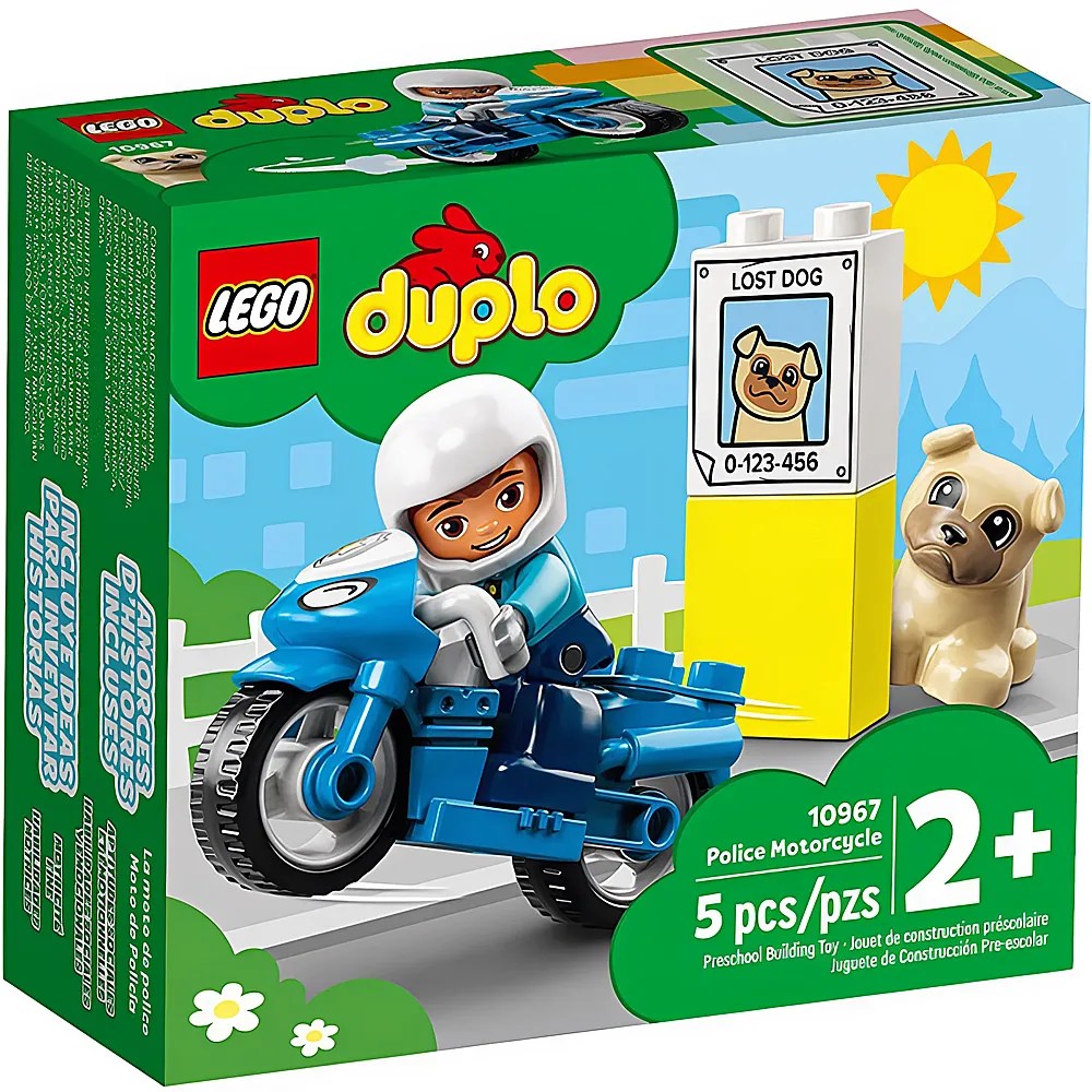 LEGO DUPLO Stadt Polizeimotorrad 10967