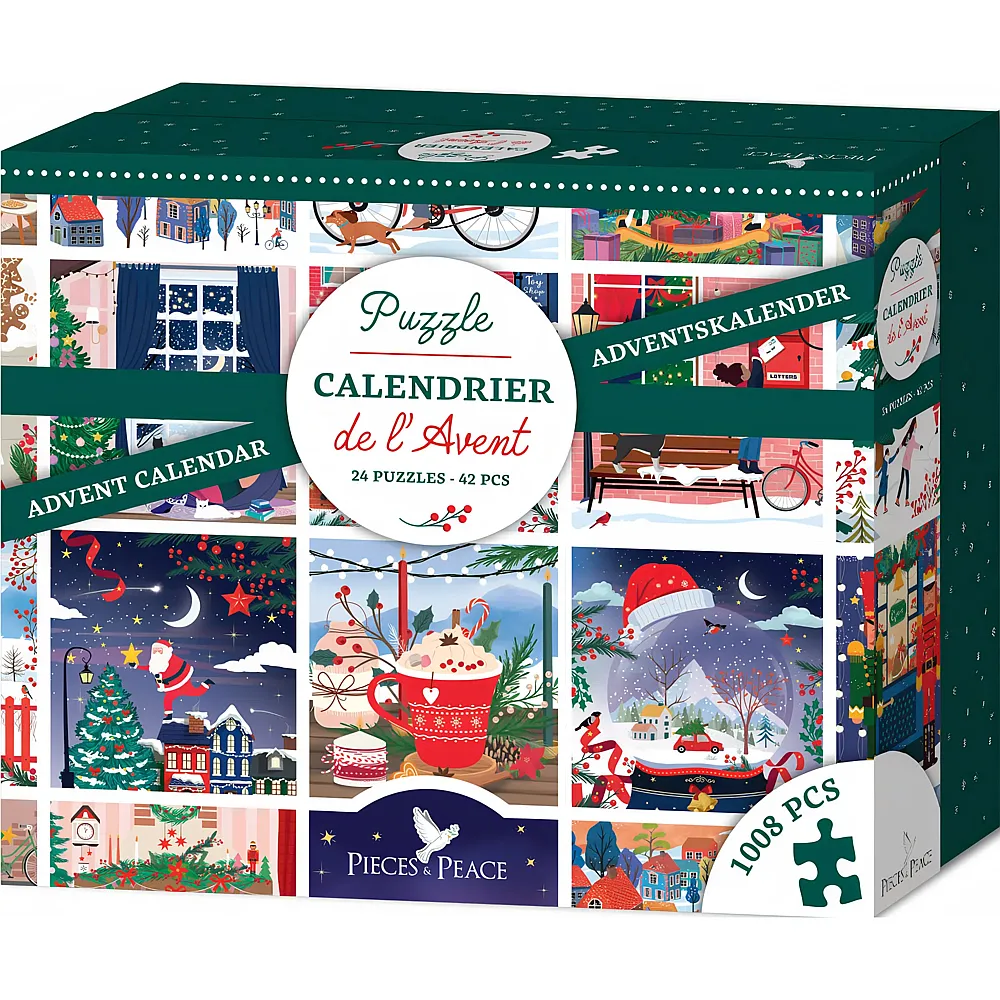 Pieces & Peace Puzzle Adventskalender - 1008 Teile