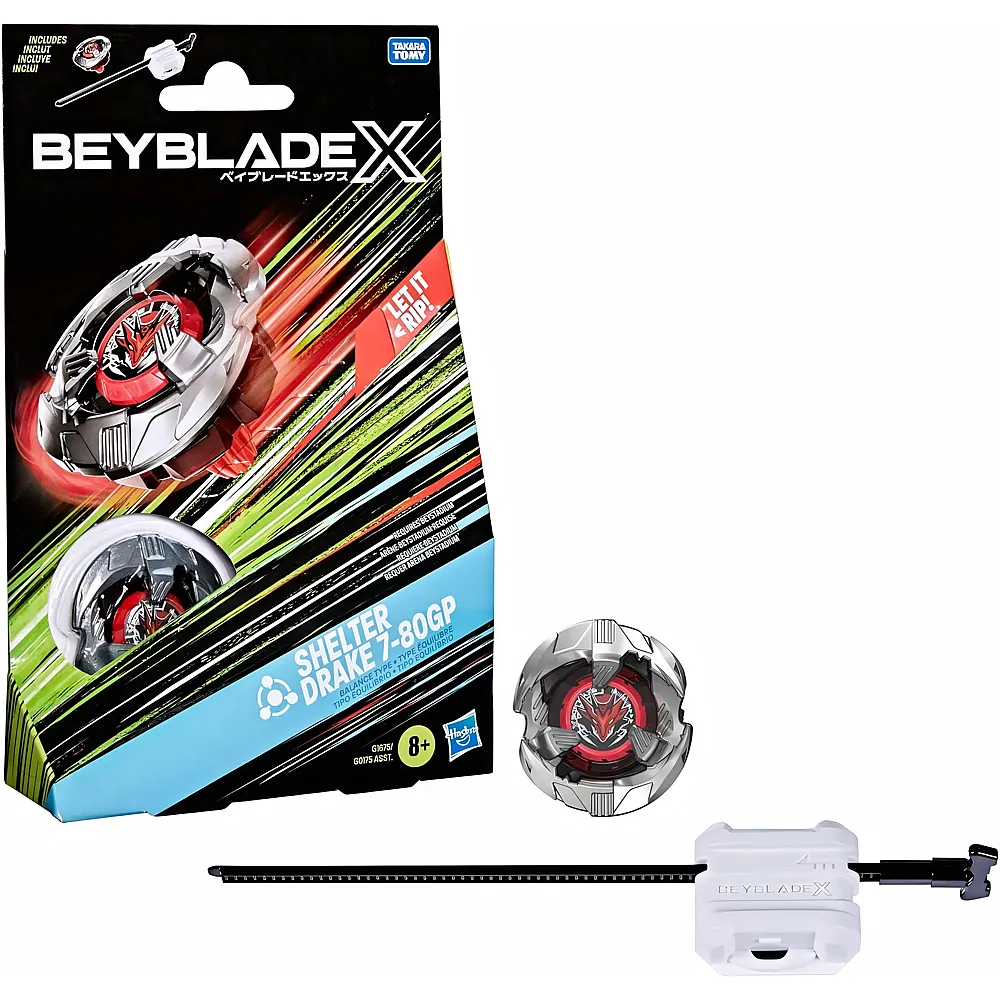 Beyblade Starter Pack Shelter Drake 7-80GP BX