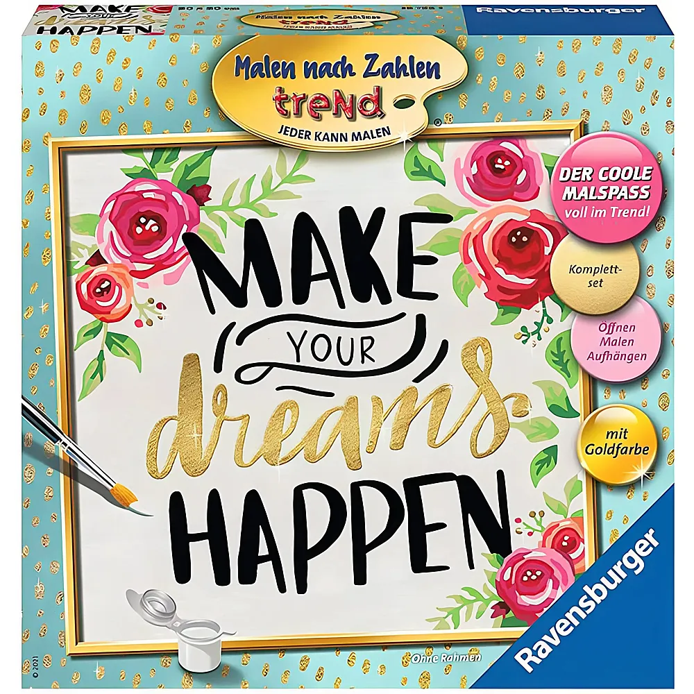 Ravensburger Malen nach Zahlen trend Make your dreams happen