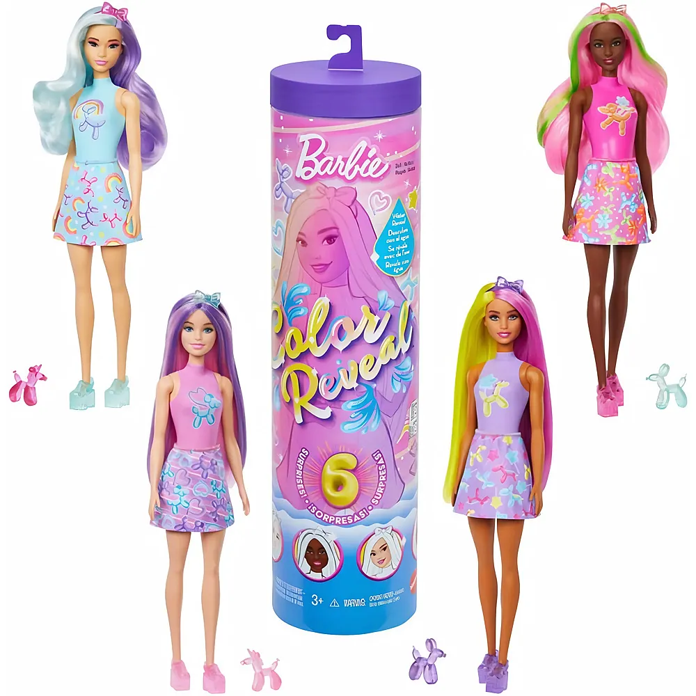 Mattel Color Reveal Barbie Puppe Cyber Series