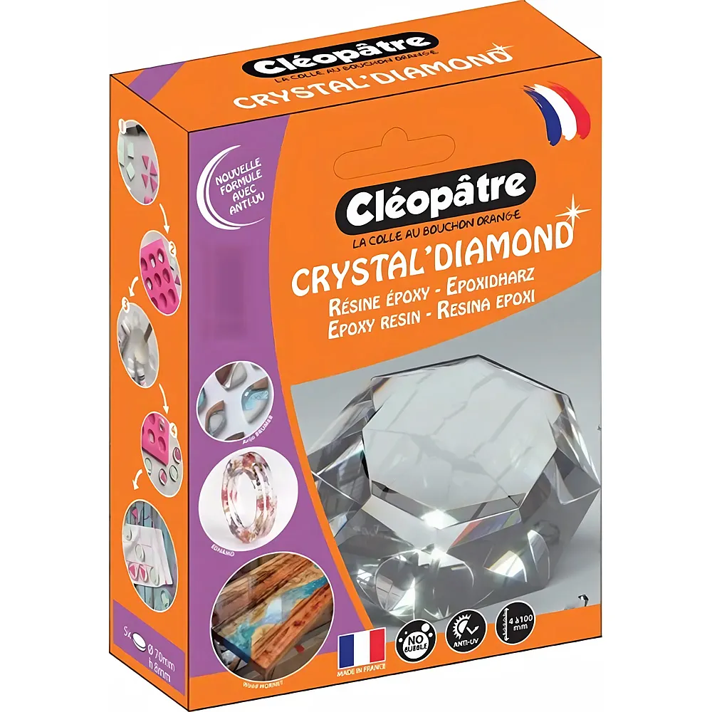Cleopatre Crystal'diamond - Glasklar Wie Diamant Gieharz-set Kstchen