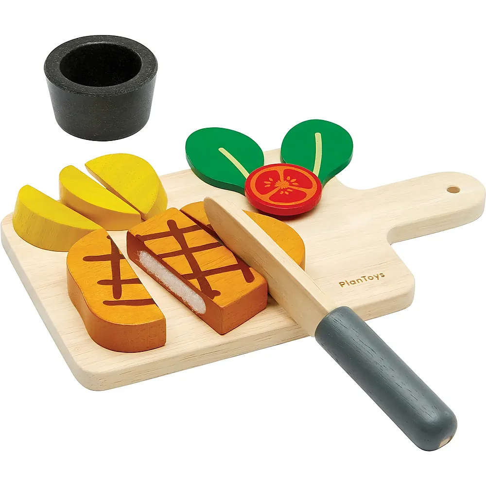 PlanToys Rollenspiele Steakset