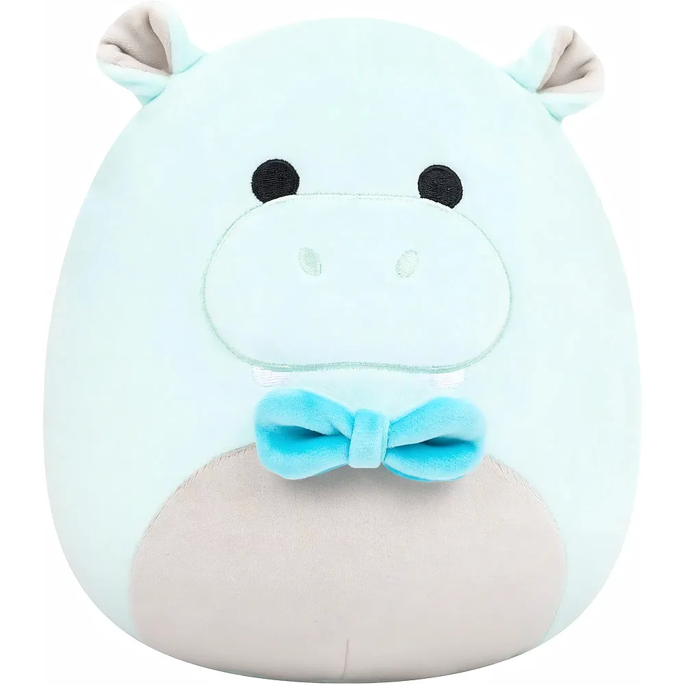 Squishmallows Pl�sch Hank das Hippo mit Fliege - 19 cm
